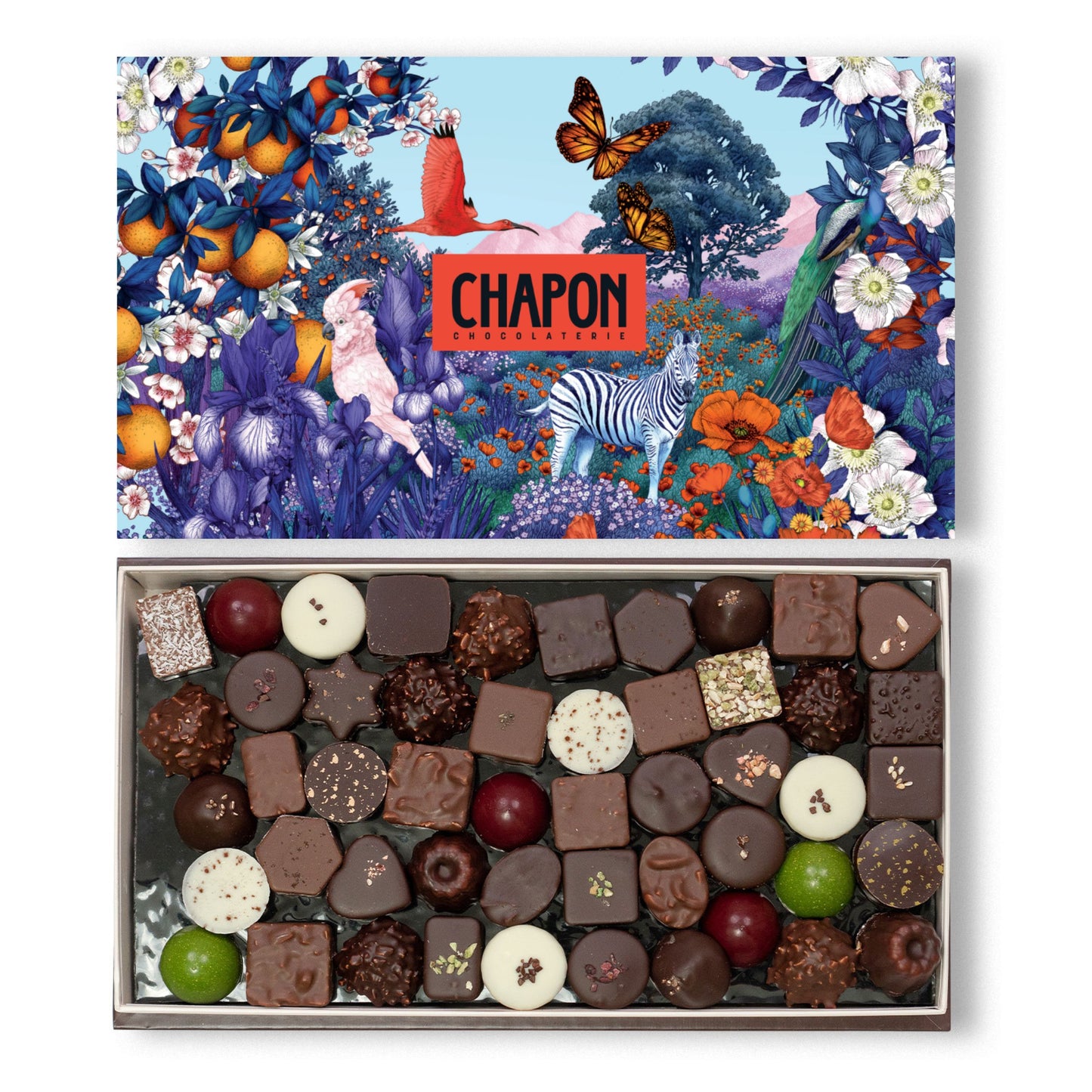 Coffret fourreau institutionnel 100 chocolats