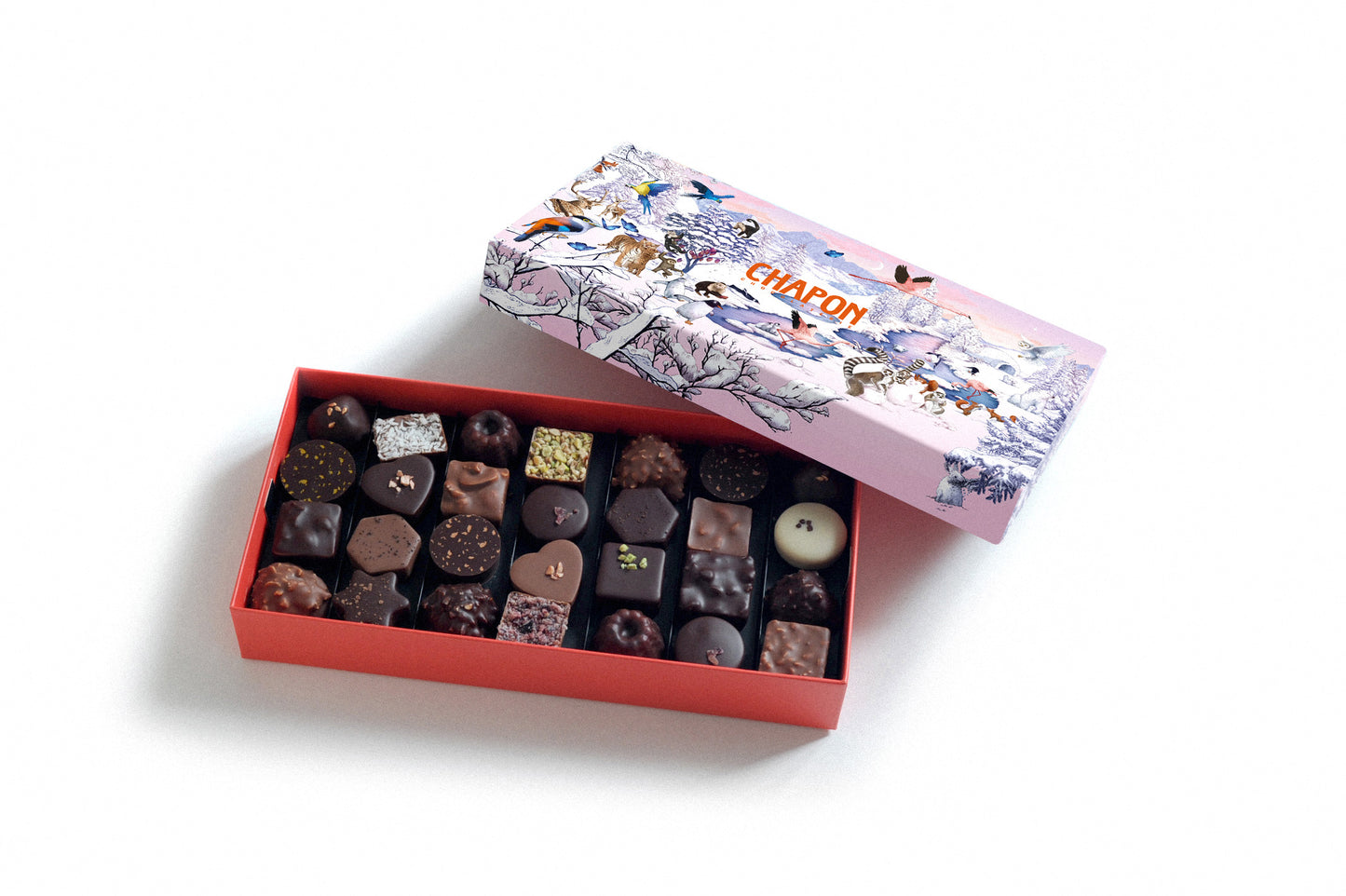 Coffret 56 chocolats - Trésors de la Chaponie