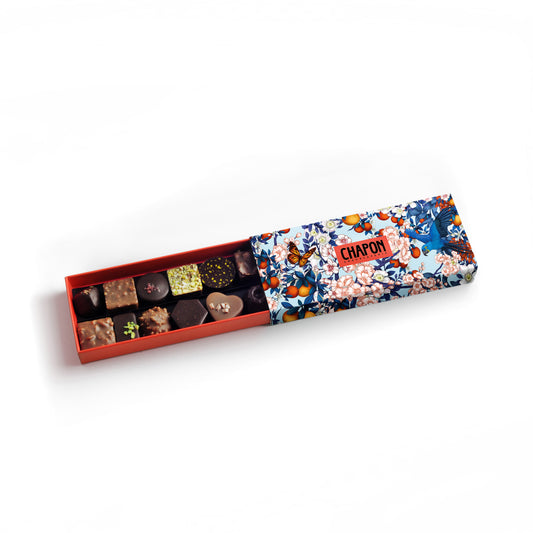 Plumier 12 chocolats - Jardin Merveilleux